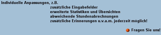 Personalverwaltung / Zeiterfassung - Sollarbeitszeiten