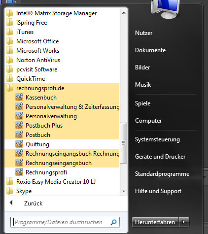 Rechnungsprofi - Anleitung zum Download und zur Installation 